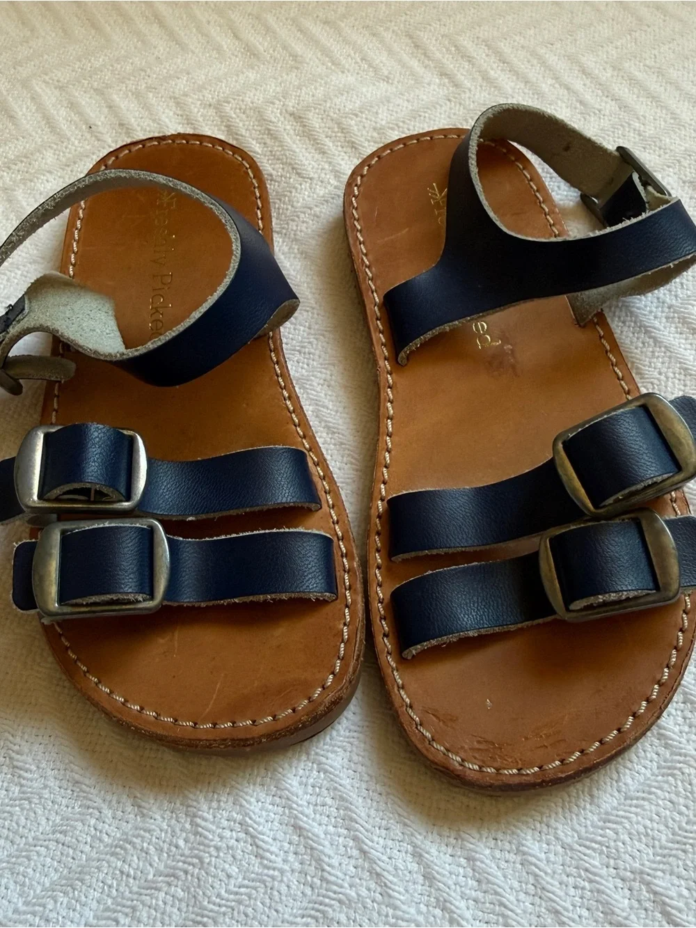 Freshly Picked Maritime Rockaway Buckle Sandals